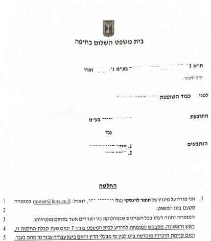 מומחה מטעם בית משפט